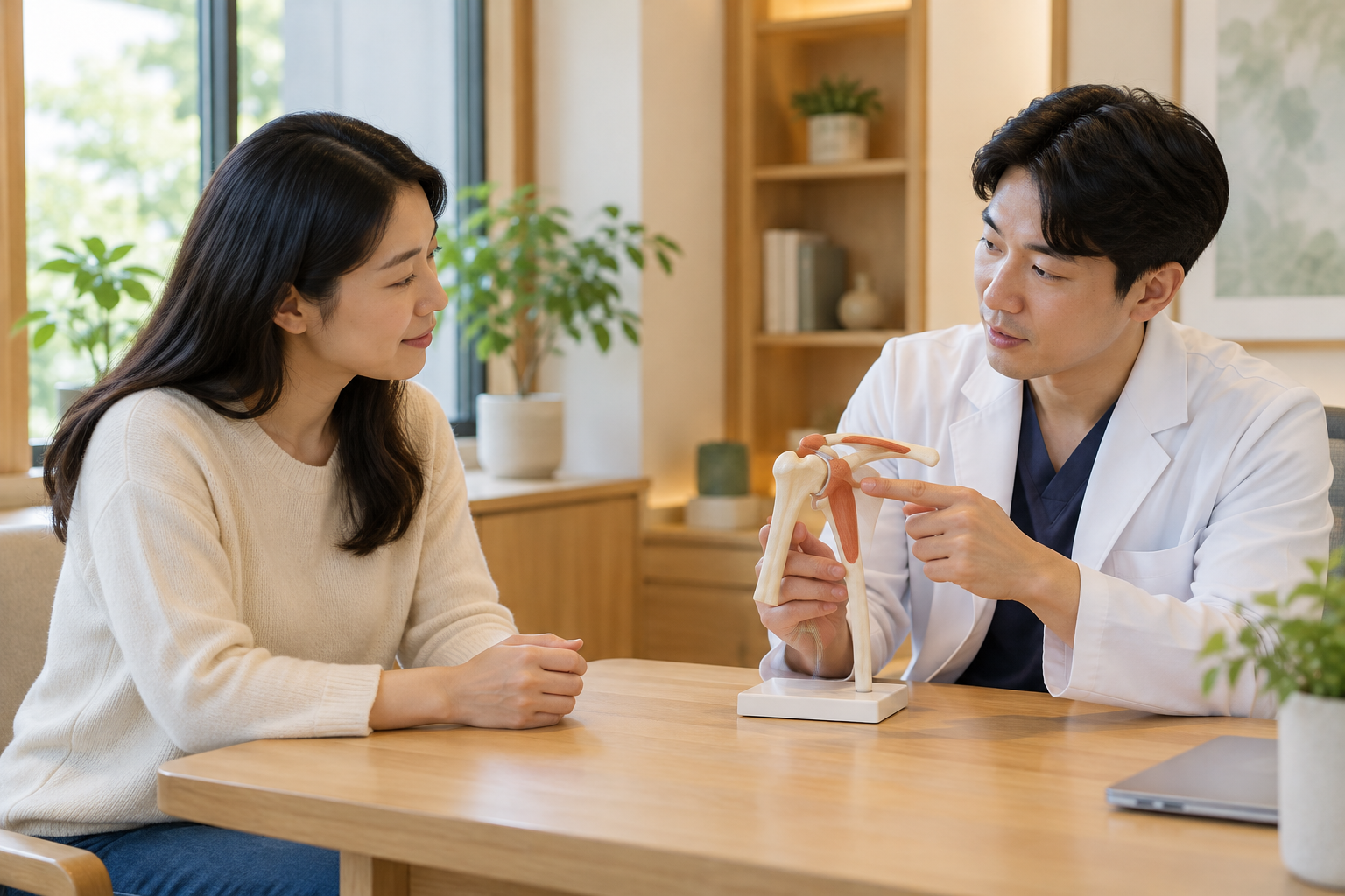 서울 양천구 어깨통증 한의원 — 어깨 상담에 관한 AI 설명용 이미지