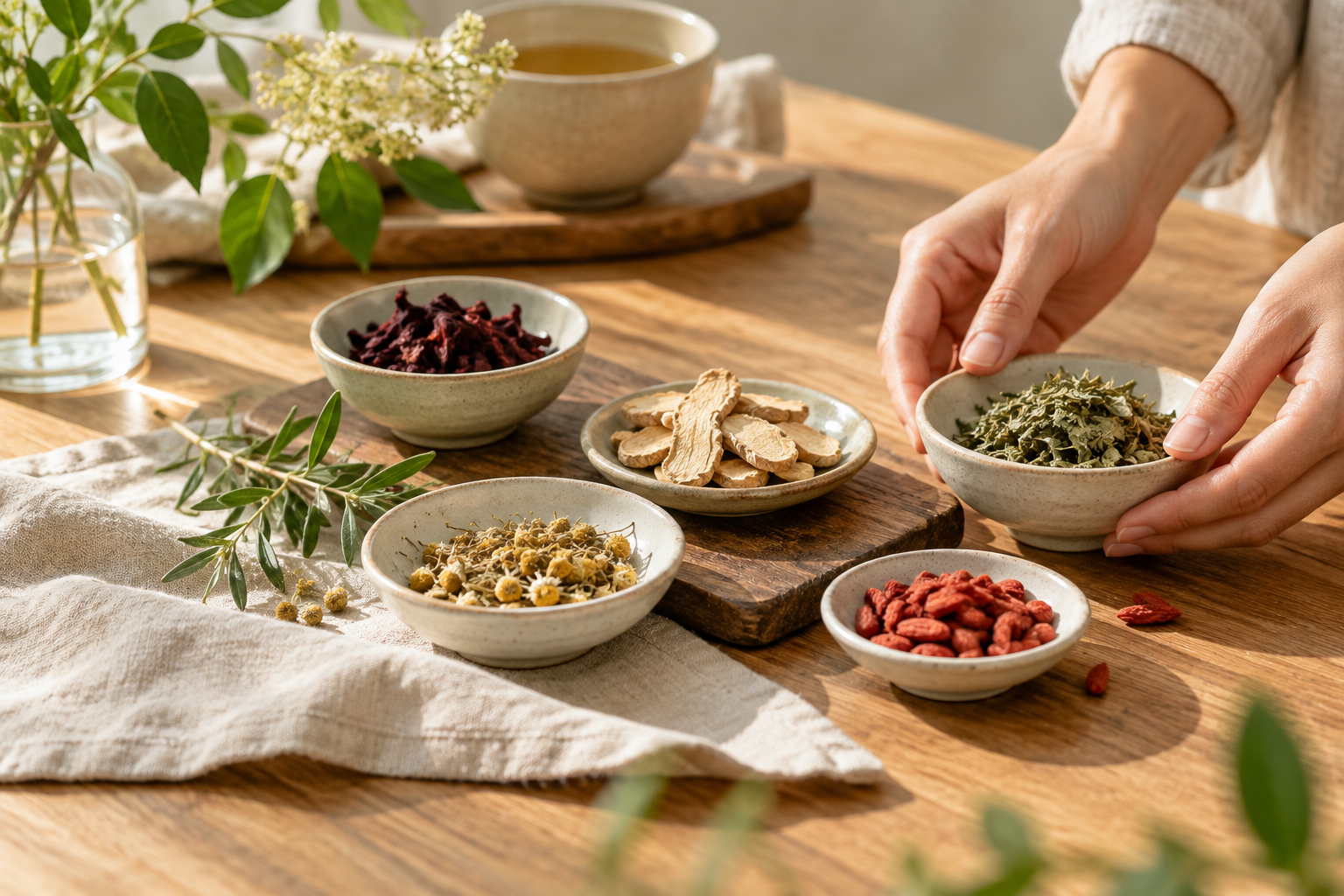 서울 양천구 한약 상담 — 한약 원료 정보에 관한 AI 설명용 이미지